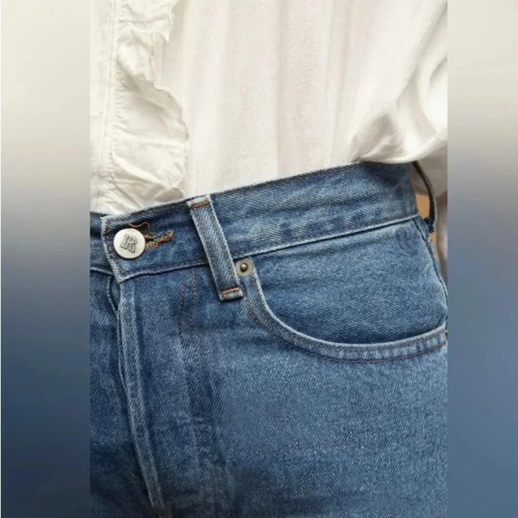 Rouje Paris Montmarte Vintage Wash Jeans Size 28 Blue - Picture 5 of 12